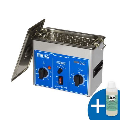 Ultragarsinė vonelė 2l 120W su laikmačiu, EMAG-Germany EM-20HC 4040513006201; 4040513600065