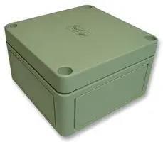BOX, GREY LID, 110X110X66MM 110-404
