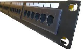 24 PORT, CAT 5E, PATCH PANEL PPAN-24-LC2
