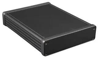 CASE, ALUMINIUM, 31X120X160MM 1455P1601BK
