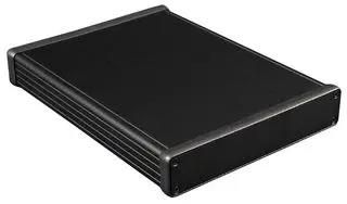 CASE, ALUMINIUM, 31X160X220MM 1455R2201BK