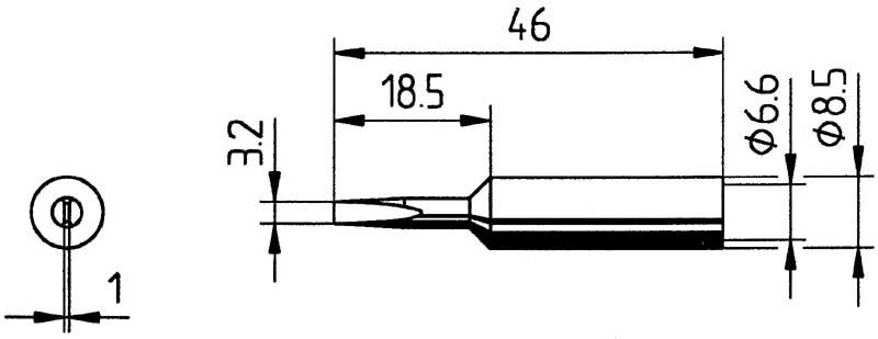 Antgalis ERSADUR, 3.2mm/0.126in, lituokliui ERSA ER0832EDLF 4003008074727