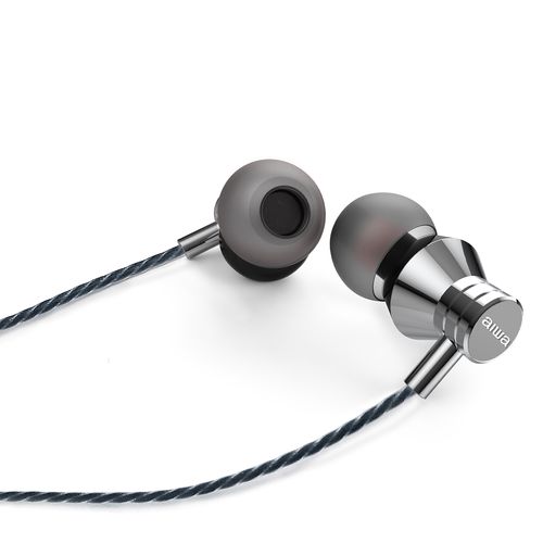 Earphones with Built-in Mic & In-Wire Remote Controller, Silver ESTM-50SL 8435256897180