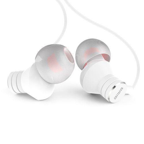 Earphones with Built-in Mic & In-Wire Remote Controller, White ESTM-50WT 8435256897630