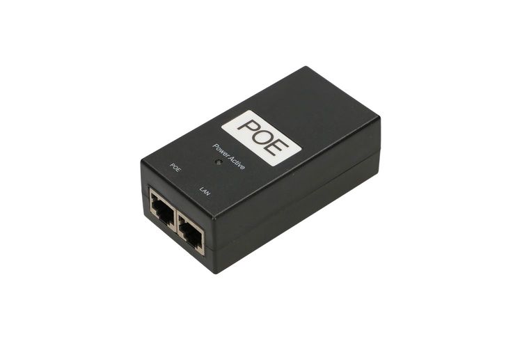 Блок питания PoE 48V 0.5A 24W 2xRJ45 с кабелем переменного тока EX.14176 5903148914176