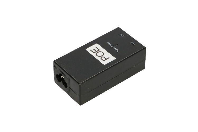 Блок питания PoE 48V 0.5A 24W 2xRJ45 с кабелем переменного тока EX.14176 5903148914176