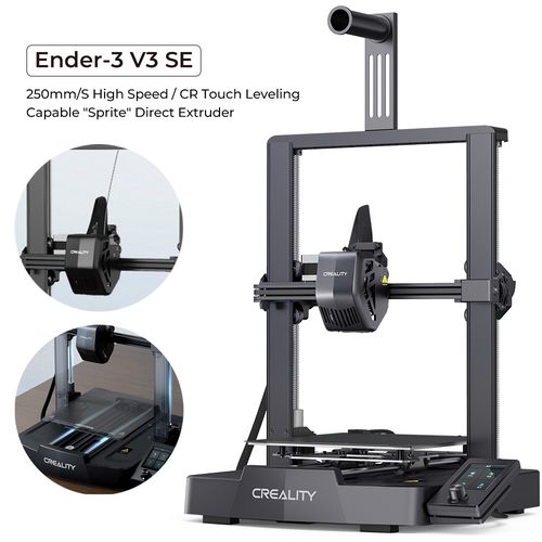 3D spausdintuvas CREALITY Ender-3V3 SE 220x220x250mm nozzle 260℃, padas ≤100℃ ENDER-3V3SE 6971636403623