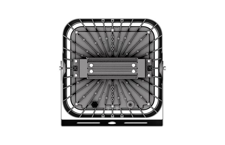 Lauko šviestuvas Beacon, 240W, neutraliai balta 230Vac, 31200lm, IP66, IK07, juodas, pritemdomas 1-10V FK-FD240-110N-HB