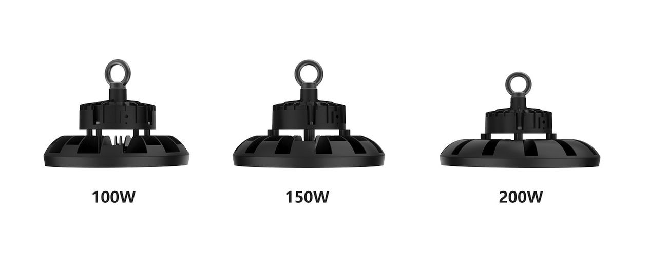 Светодиодный светильник Sapphire, 100W, 230Vac, 15000lm, 4000K, IP65, IK08, чёрный, 1-10V с затемнением FK-ID100-110N-FSA