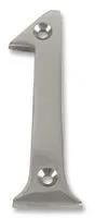 NUMERAL, 3", CHROME, NO '1' D01263