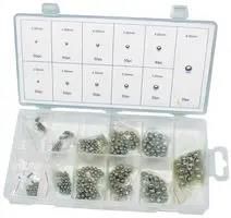 STEEL BALL ASSORTMENT, 450PCS D01897