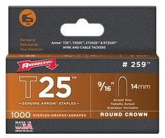 STAPLES FOR T-25, 14MM (PK 1000) T25 9/16 STAPLE.