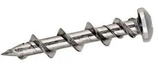 WALL-DOG SCREW PAN CHROME 32MM PK100 DFM425005P