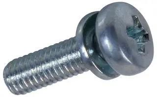 SCREW, PAN HEAD PHILLIPS, STEEL,M3, 10MM 081.57.342