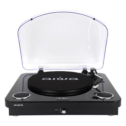 All-in-One Stereo Turntable 2x5W RMS with Bluetooth / USB / SD / FM Radio, Black GBTUR-120BKMKII 8435256896725