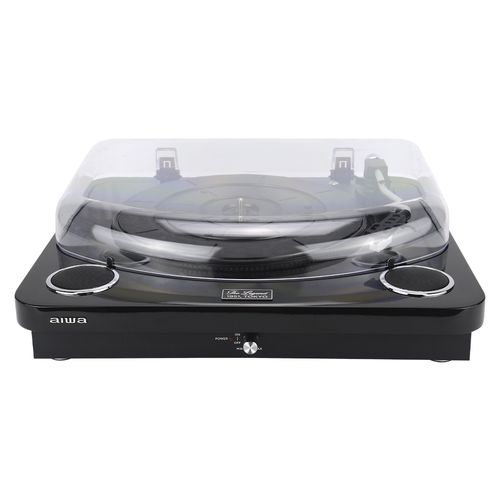 All-in-One Stereo Turntable 2x5W RMS with Bluetooth / USB / SD / FM Radio, Black GBTUR-120BKMKII 8435256896725