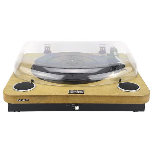 All-in-One Stereo Turntable 2x5W RMS with Bluetooth / USB / SD / FM Radio, Wood GBTUR-120WDMKII 8435256896718