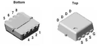 MOSFET, P, SUPER33 FDMC2523P