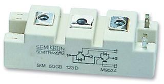 IGBT, HALFBRIDGE, MODULE, 50A, 1200V SKM50GB12T4