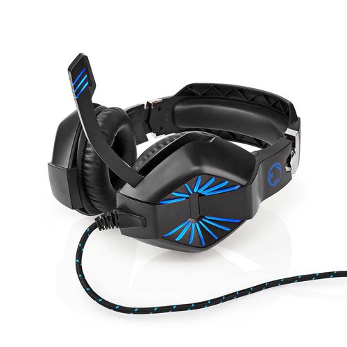 Gaming Headset | Over-Ear | Stereo | USB Type-A / 2x 3.5 mm | Fold-Away Microphone | 2.20 m | LED GHST250BK