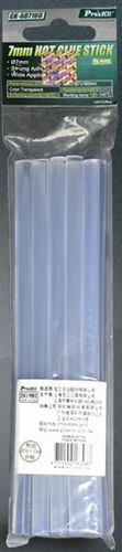Glue Stick Ø7x160mm, Transparent 10pcs GK-607160 4711552163087