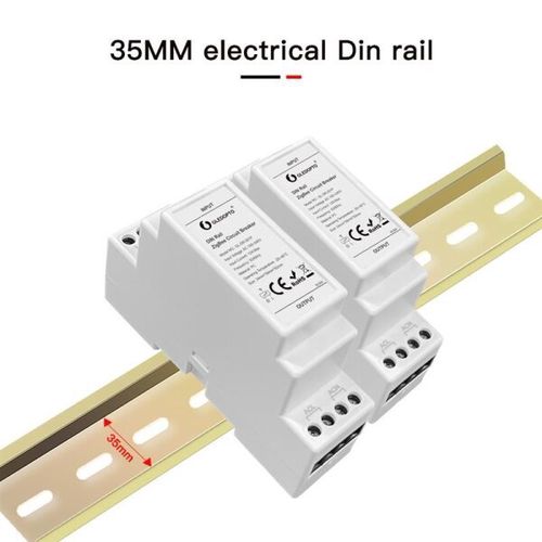 Išmani relė DIN bėgeliui, ZigBee, 230Vac, su energijos matavimu GL-DR-001Z 6978699220112