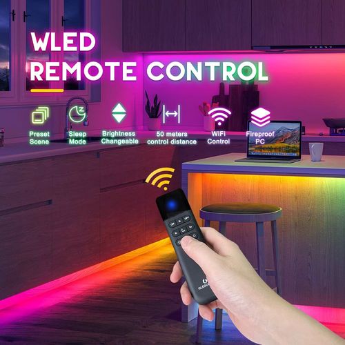 Nuotolinio valdymo pultelis skaitmeninių juostų valdikliams GLEDOPTO, WLED Wi-Fi GL-RC-001WL 6978699220044
