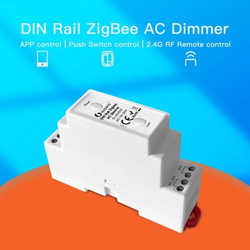 Šviesos valdiklis TRIAC, DIN bėgeliui, 230Vac, 200W, ZigBee, MQTT GL-SD-003P 6978699220082