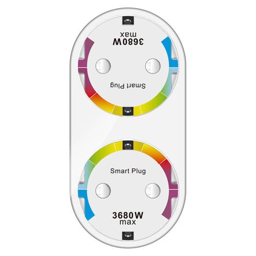 Smart socket Wi-Fi 3680W, double, with energy meter, TUYA / Smart Life, Gosund GOSUND-SP211 6972391280061