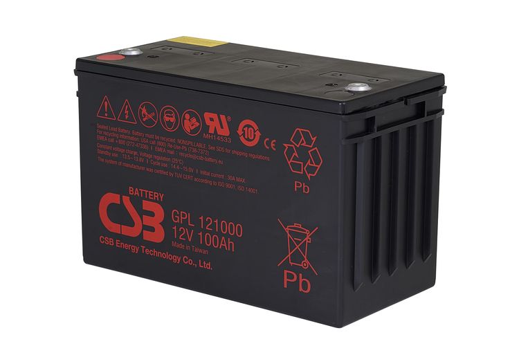 Akumuliatorius 12V 100Ah Pb CSB CSB-GPL121000