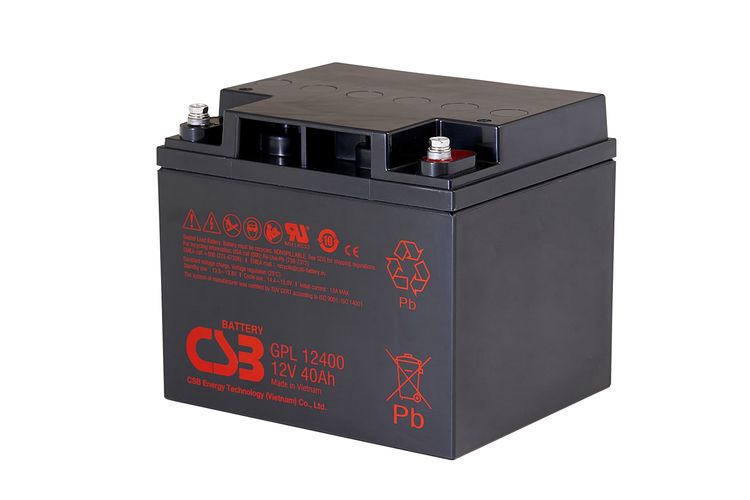 Аккумулятор 12В 40Ач Pb CSB CSB-GPL12400