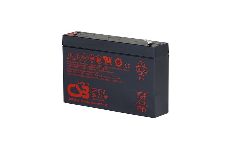 Аккумулятор 6В 7.2Ач F1 Pb CSB CSB-GP672