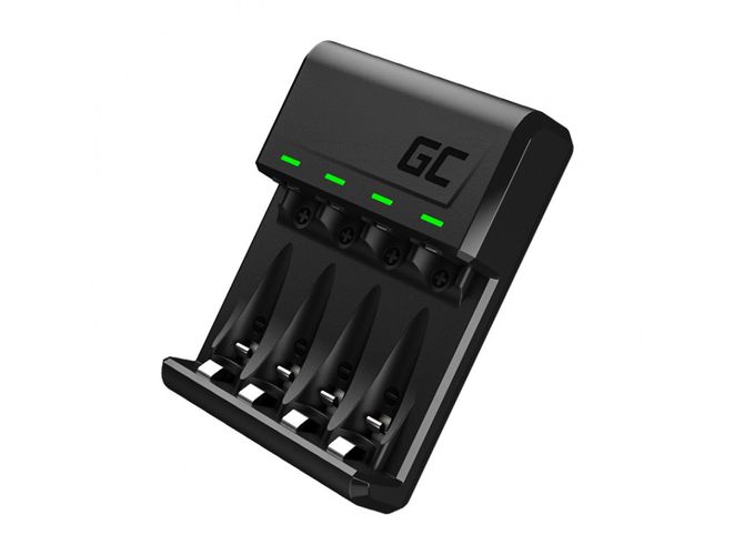 Įkroviklis 1-4AAA,AA NiMH per mikro-USB, USB-C, LED indikacija, Green Cell GC VitalCharger GRADGC01 5907813961328