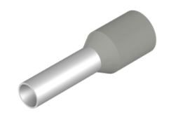 Wire-end ferrule, insulated, 12 mm, 10 mm, grey H4.0/18D-GR 4008190141349