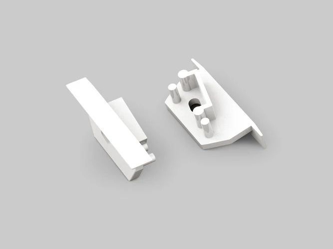 DIAGONAL14 end cap with hole - white H5999901 5901597284314