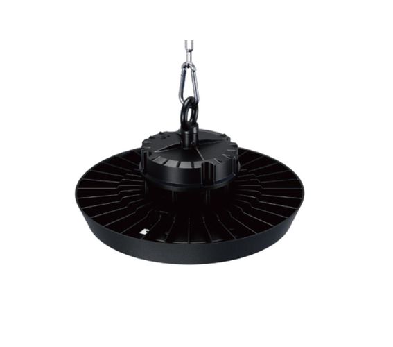 Sandėlio šviestuvas HALO, 230Vac 100W, 210lm/W 4000K, 21 000lm, IP65, IK08, juodas FK-IL100-110N-HH