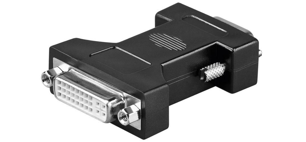 Adapter HD VGA plug to DVI socket AD/VGA-M:DVI-F 4040849680298