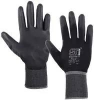 GLOVE, PU COATED, NYLON, BLACK, MEDIUM 28772