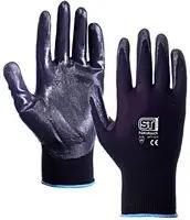 GLOVE, NITRILE COATED, BLACK, S 26771