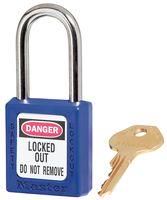 ZENEX LOCKOUT PADLOCK BLUE KEYED ALIKE 410KABLU