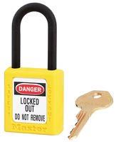 NON CONDUCTIVE LOCKOUT PADLOCK YELLOW 406YLW