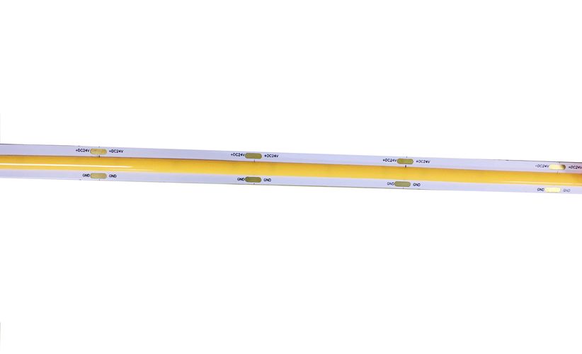 LED лента 24Vdc, 14W / m, COB 528LED / m, 1350lm, нейтральный свет 4000K, IP20, 180 °, LEMLUX HM-COB528-NW24V