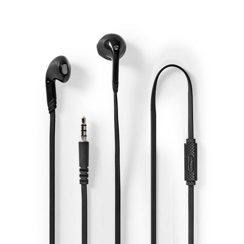 Wired Earphones | 3.5 mm | Cable length: 1.20 m | Built-in microphone | Volume control | Black HPWD2021BK 5412810412532