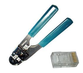 Crimping tool for 10p10c (RJ48) plugs Hanlong Tools HT-2092C