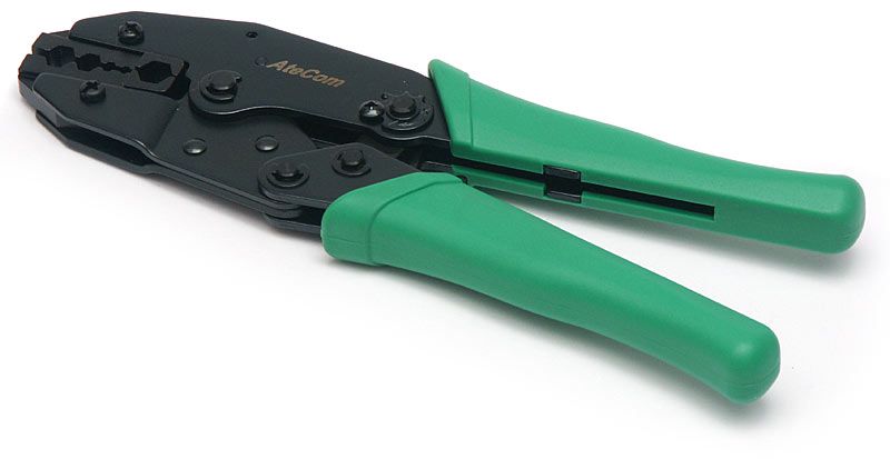 Coaxial ratchet crimping pliers Hanlong Tools HT-336I