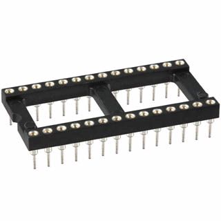 Lizdas mikroschemai DIP28 precizinis RoHS IC/28G-F