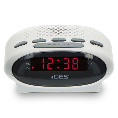 Clock radio White ICR-210 WHITE 8711902033684