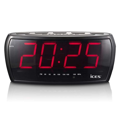 FM clock radio with jumbo display ICR-230-1 8711902033783