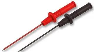 TEST PROBES, NEEDLE, RED AND BLACK 72-9320