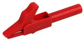 CROCODILE CLIP W/4MM SOCKET, 12MM, 15A 76-1205